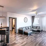 Modern Apartment With City-View Near Poiana Brasov